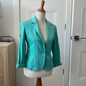 Mint Green Blazer Cardigan Small/petite
